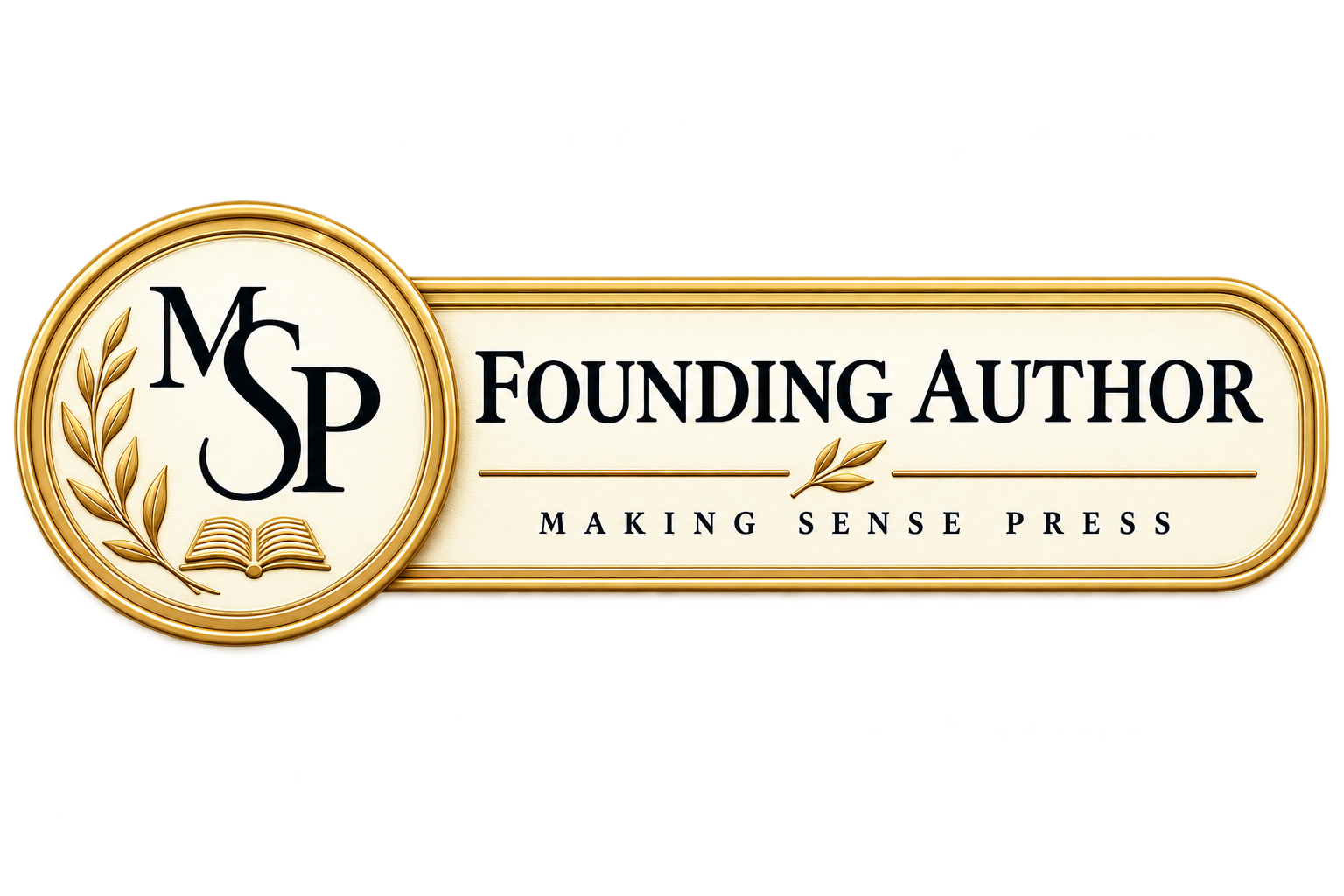 Founding Author — Making Sense Press badge